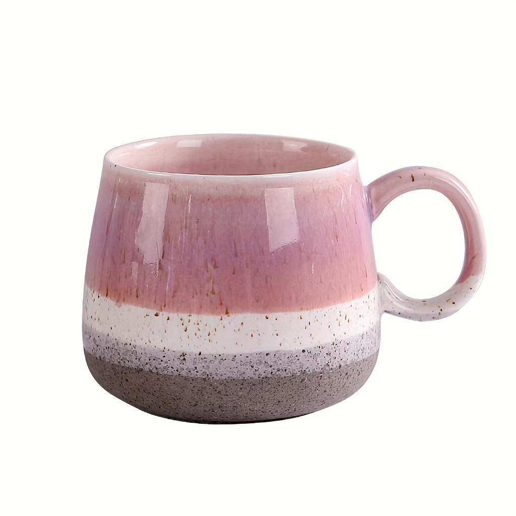 Multicolor Ceramic Coffee Mugs Unique Glazed Microwave Safe - Temu