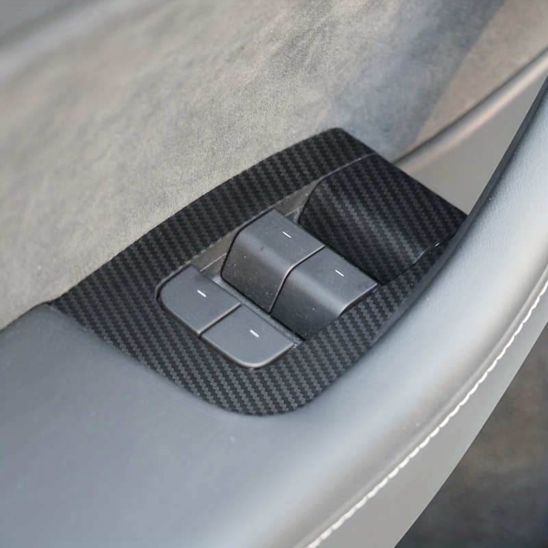 Carbon Faser Modell Y 2020-2023 Auto Film Innen Aufkleber Center Konsole  Getriebe Dashboard Air Tür Griff Aufzug Panel, Kostenloser Versand,  Kostenlose Rücksendung