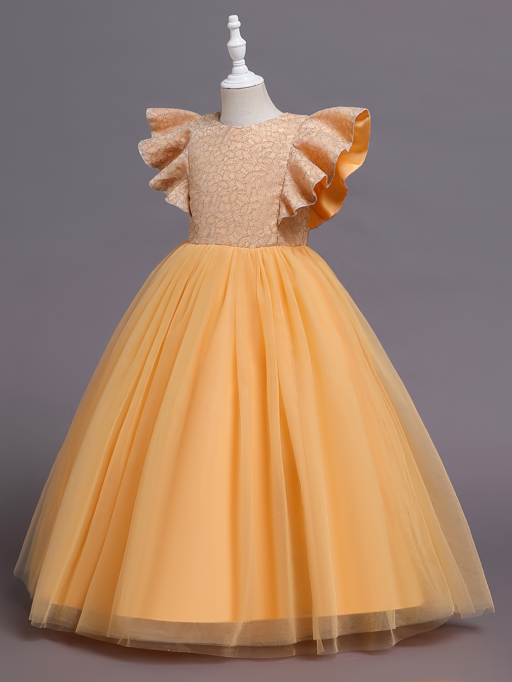 Yellow ball gown for sales kids