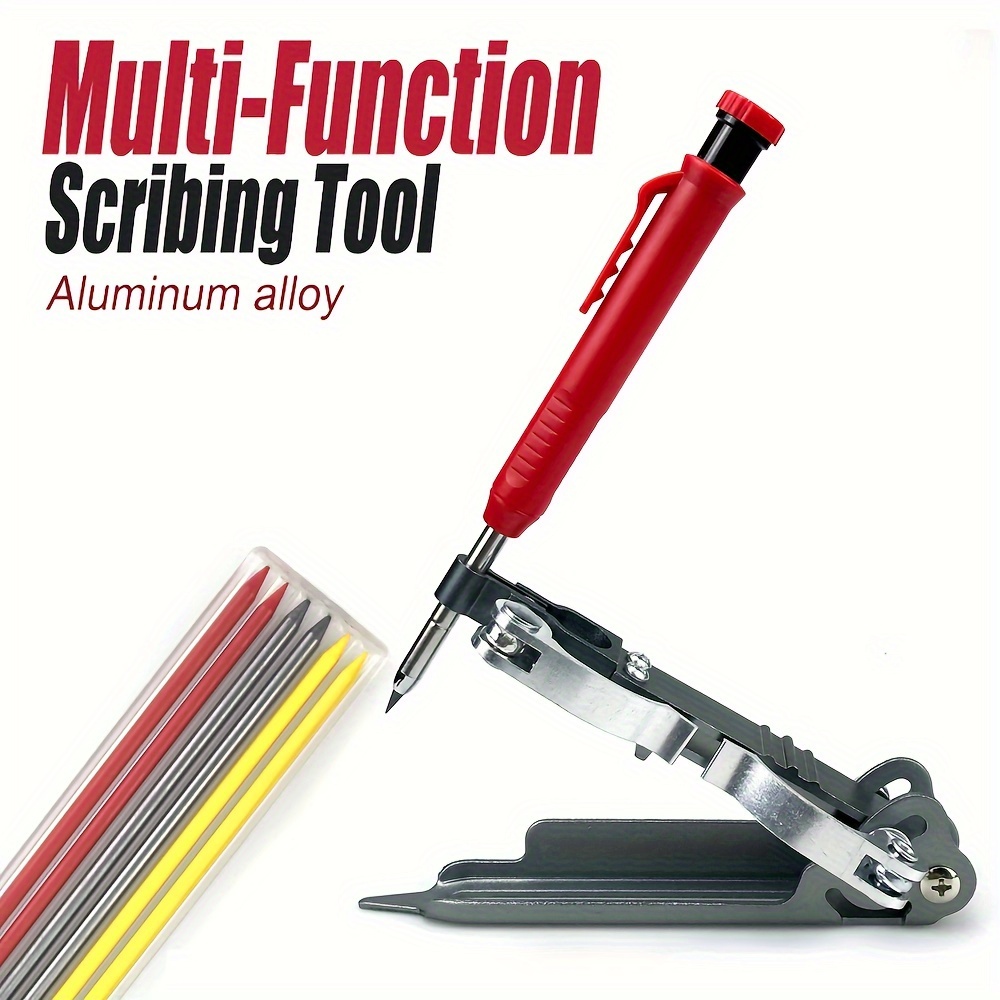 Multifunction Scribing Tool DIY Woodworking Plastic/Metal Profile