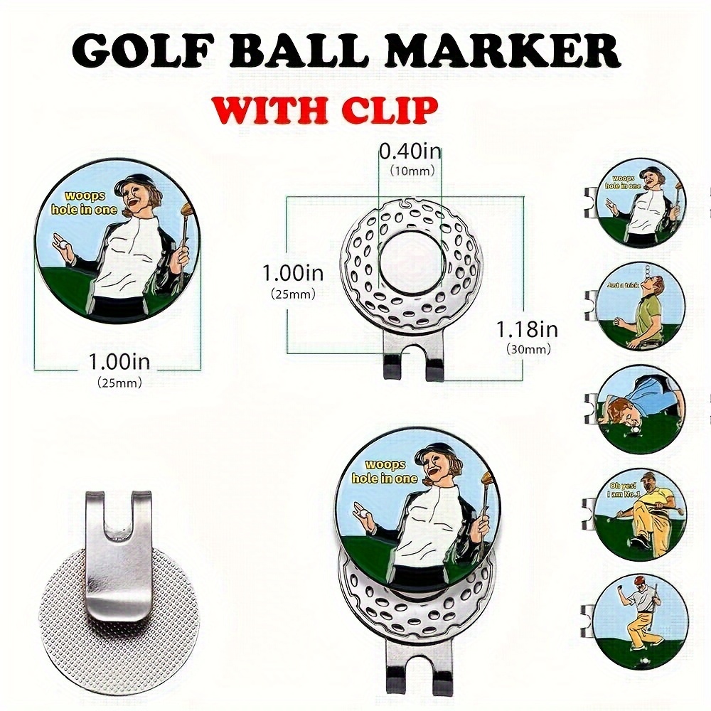 Acheter Clip pour chapeau de Golf, 1 pièce, aimant en alliage de Zinc,  accessoires verts pour marqueur, fournitures d'extérieur