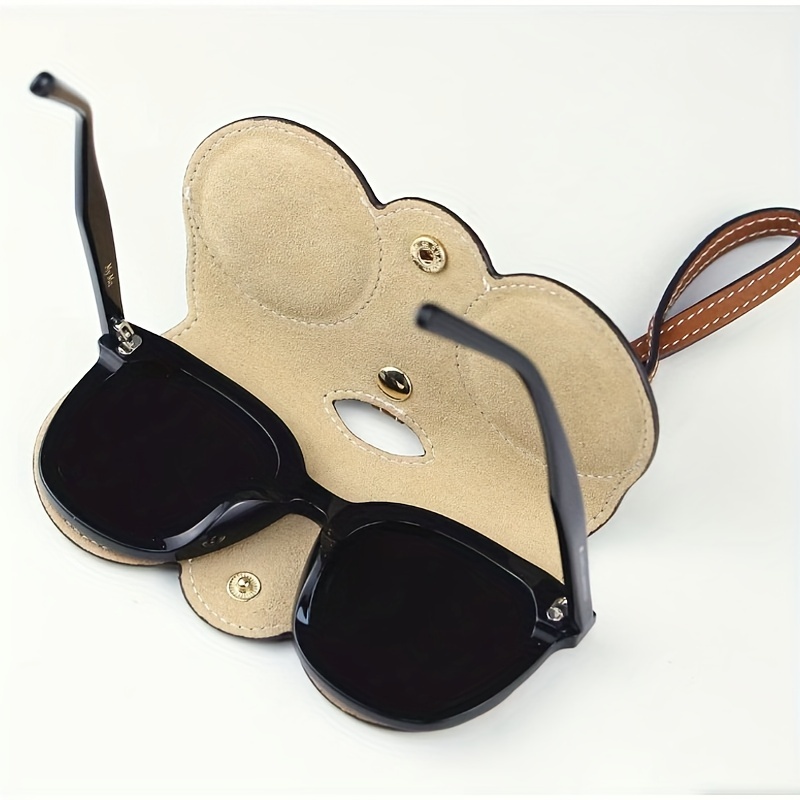 Leather Glasses Case, Minimalist Design - Falcon Travelers