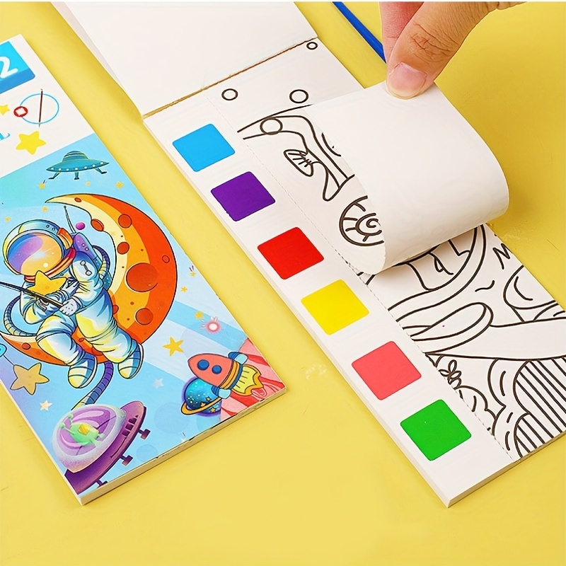 Libro Da Colorare Riutilizzabile Libro Da Disegno Ad Acqua Magica Pittura  Disegno Giocattoli Giocattoli Sensoriali Per La Prima Educazione Per Bambini  - Giochi E Giocattoli - Temu Italy