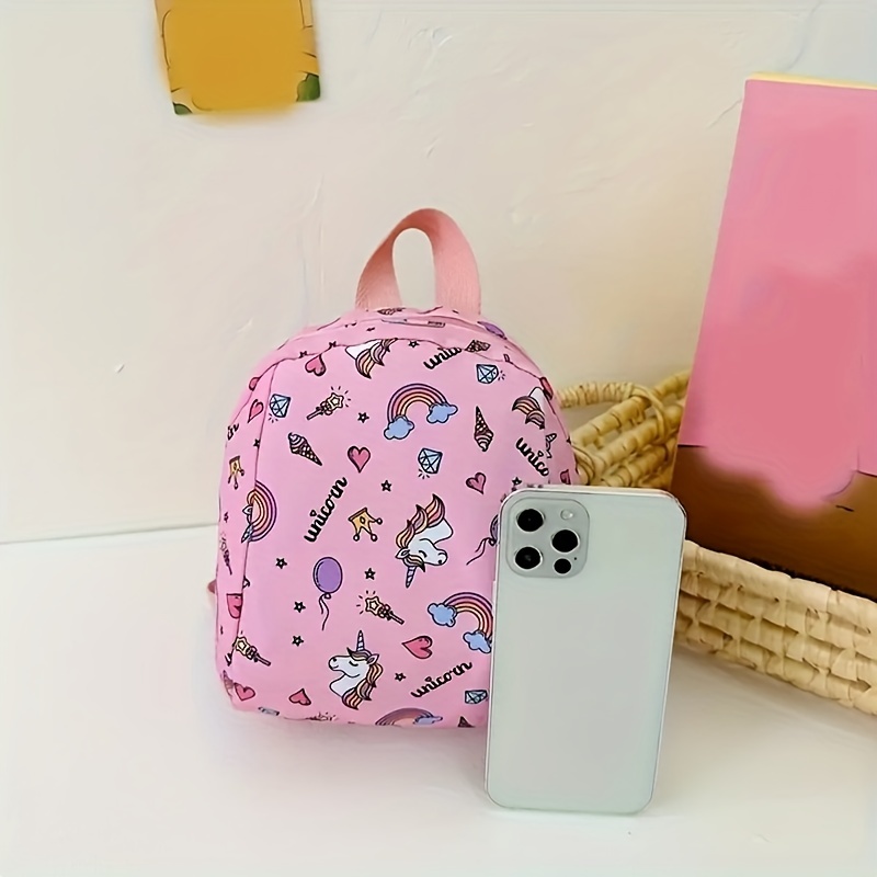 Cartoon Pattern Backpack Nylon Travel Backpack
