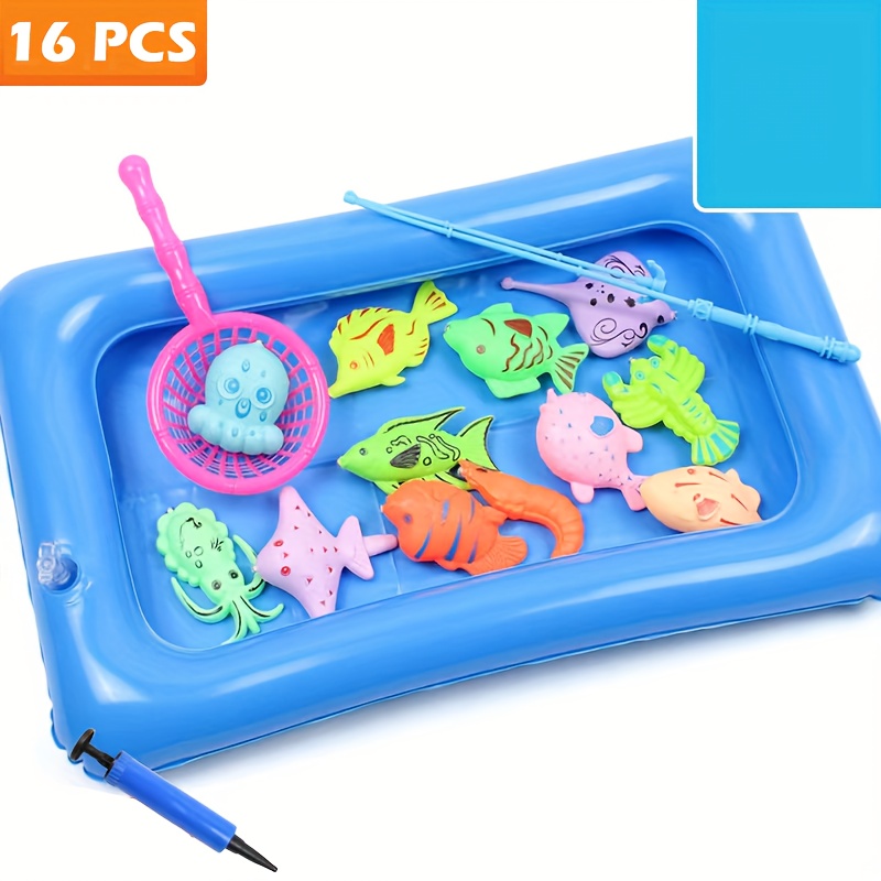 Magnetic Fishing Pool Toys Game Kids Water Table Bath Toys - Temu