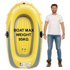 family fun on the water extra big inflatable boat portable fishing boat kayak canoe