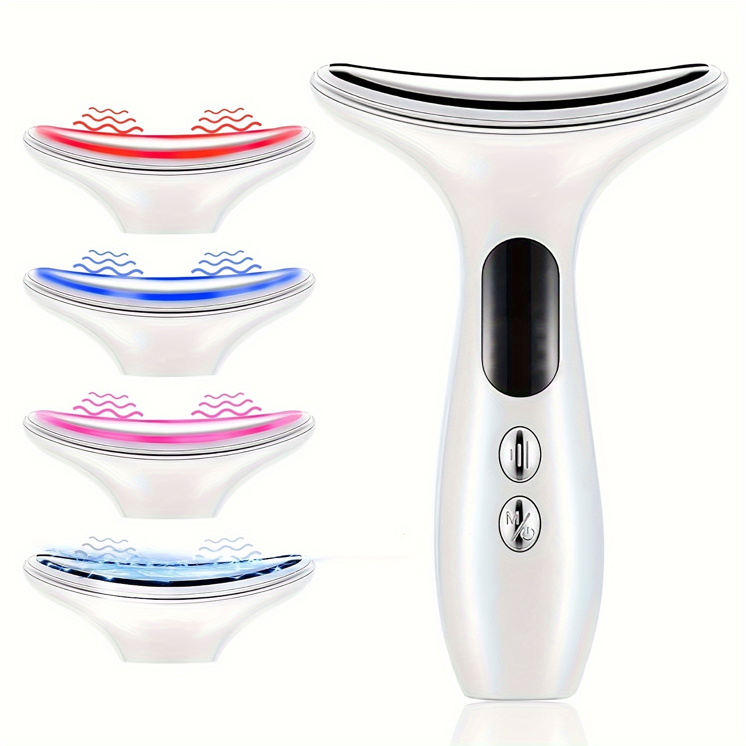 3 Attachments 4 in 1 Face Massager Neck Massager Body - Temu