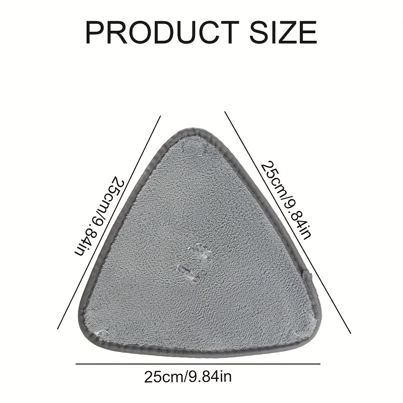 Serpillière Triangulaire Lavable À La Main, 1 Pièce, Lingette Pour  Nettoyage Des Sols En Verre, Tête De Remplacement Multifonctionnelle Pour  La Maison, Paresseux - Temu Belgium