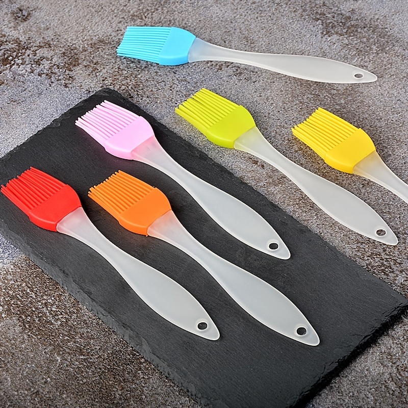 1/5 PCS Bread Basting Silicone Small Brush Portable For Outdoor BBQ Baking  DIY Kitchen Cooking