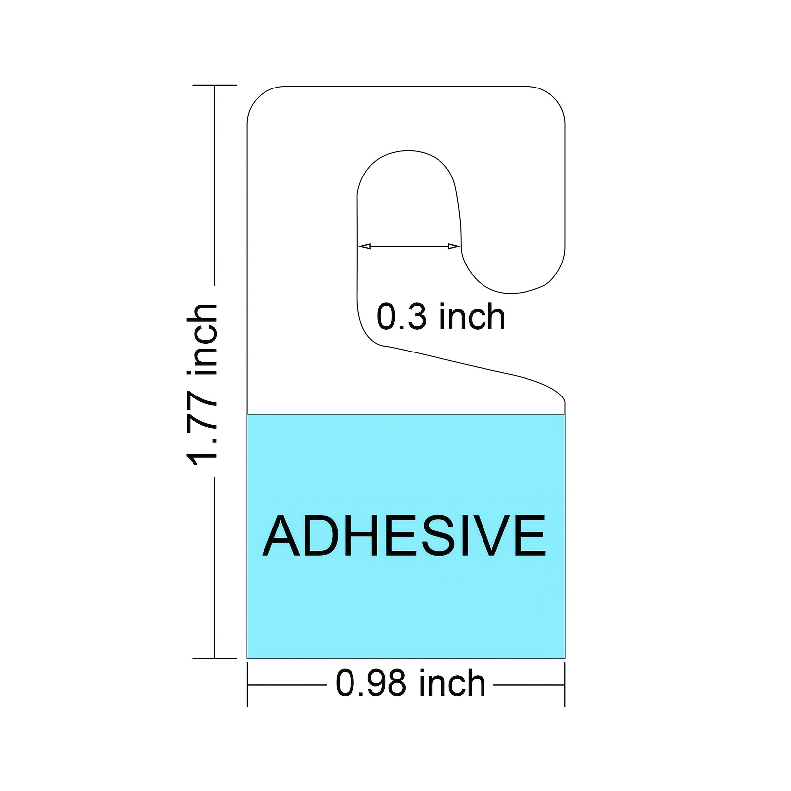 Self Adhesive Plastic Hang Clear Tabs Hooks Display Card - Temu Canada