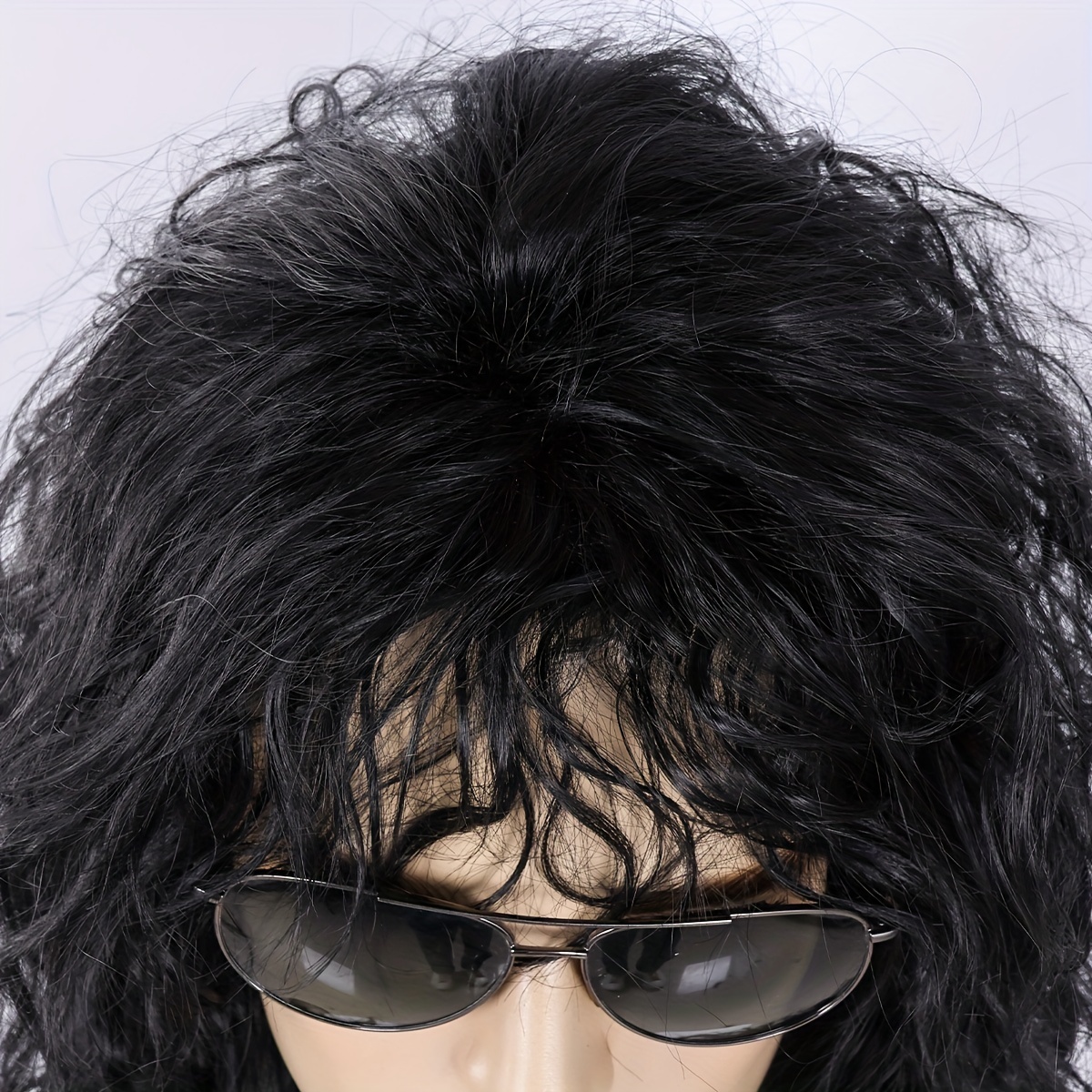 Perruque Homme Mulet Perruques Pour Hommes, 80s Et 70s Rocker Wig Perruques  Synthétiques Résistantes À La Chaleur Pour Cosplay Halloween Et Disco
