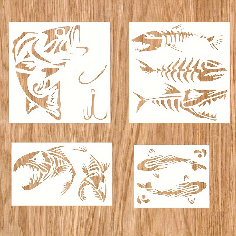 Fish Stencils Reusable - Temu