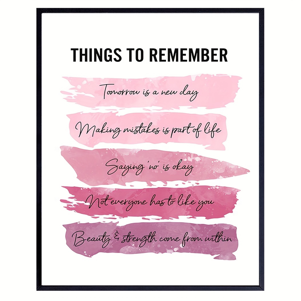 Uplifting Inspirational Quote Wall Decor For Women And Teen - Temu