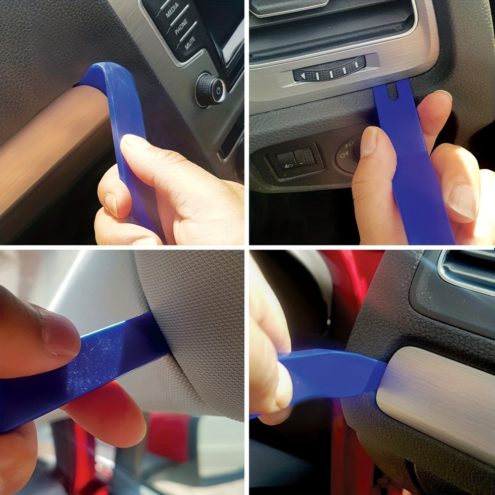 8pcs Auto Trim Removal Tool Kit Car Panel Door Window Clip Fastener Remover Pry