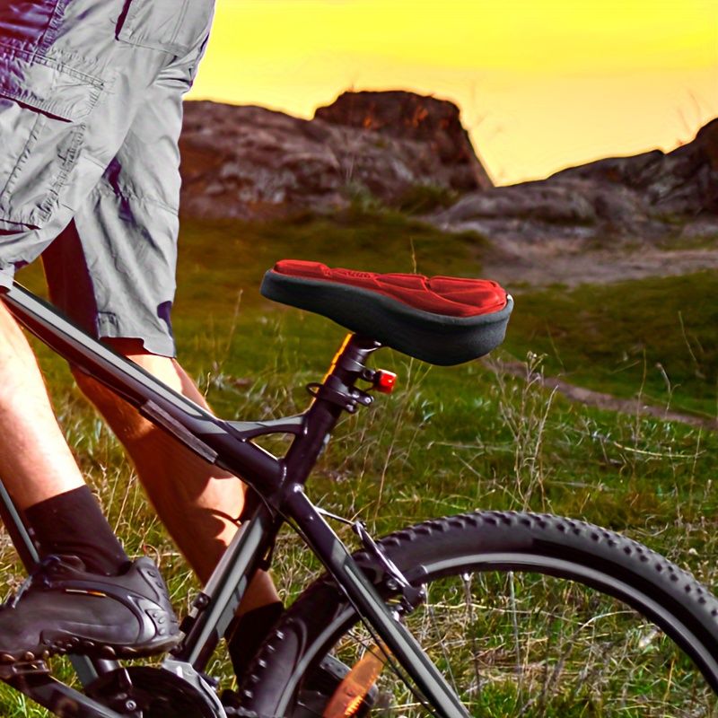 Funda Sillín Bicicleta Cojín Asiento Bicicleta Gel Silicona - Temu Chile