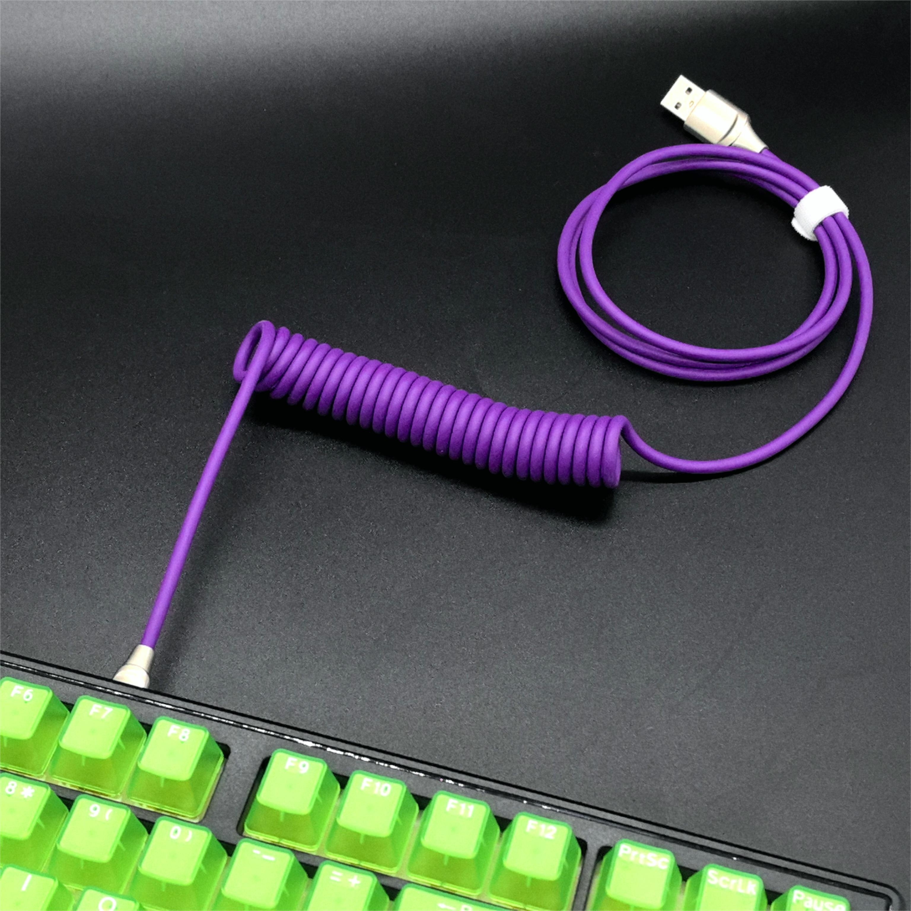 Cable enroulé pour clavier mécanique