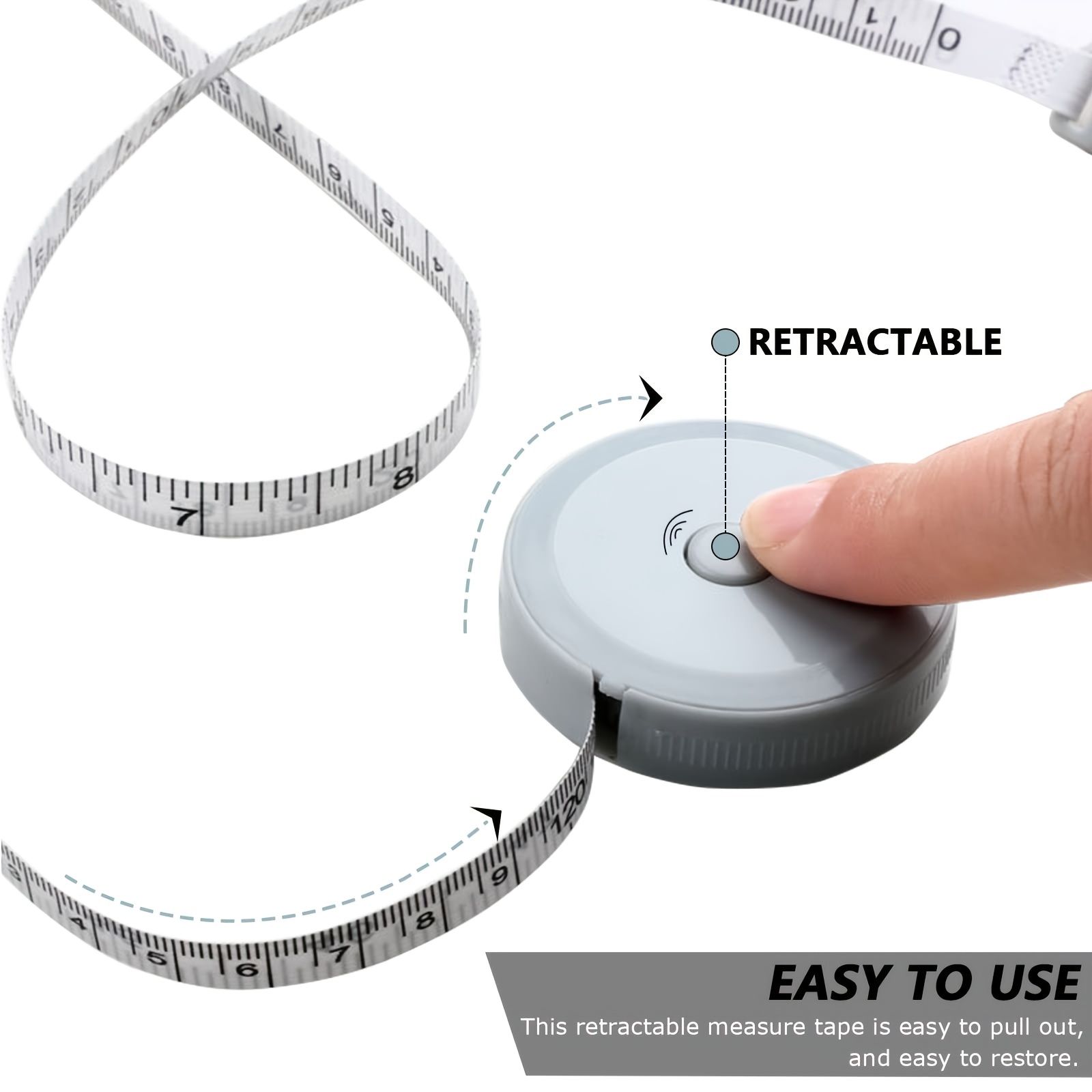Retractable Soft Sewing Tape Measures For Cloth Tailor - Temu