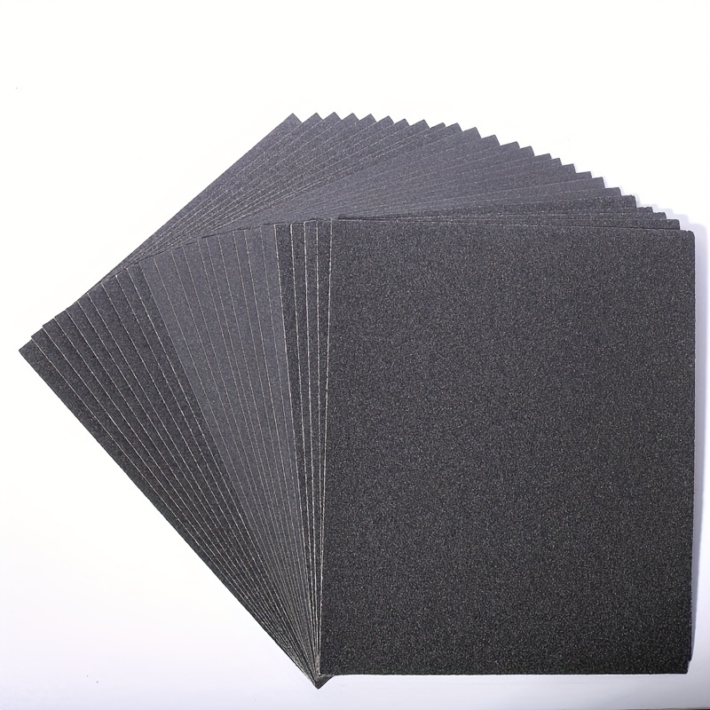 10 feuilles de papier abrasif pour ponçage à eau grain 2000