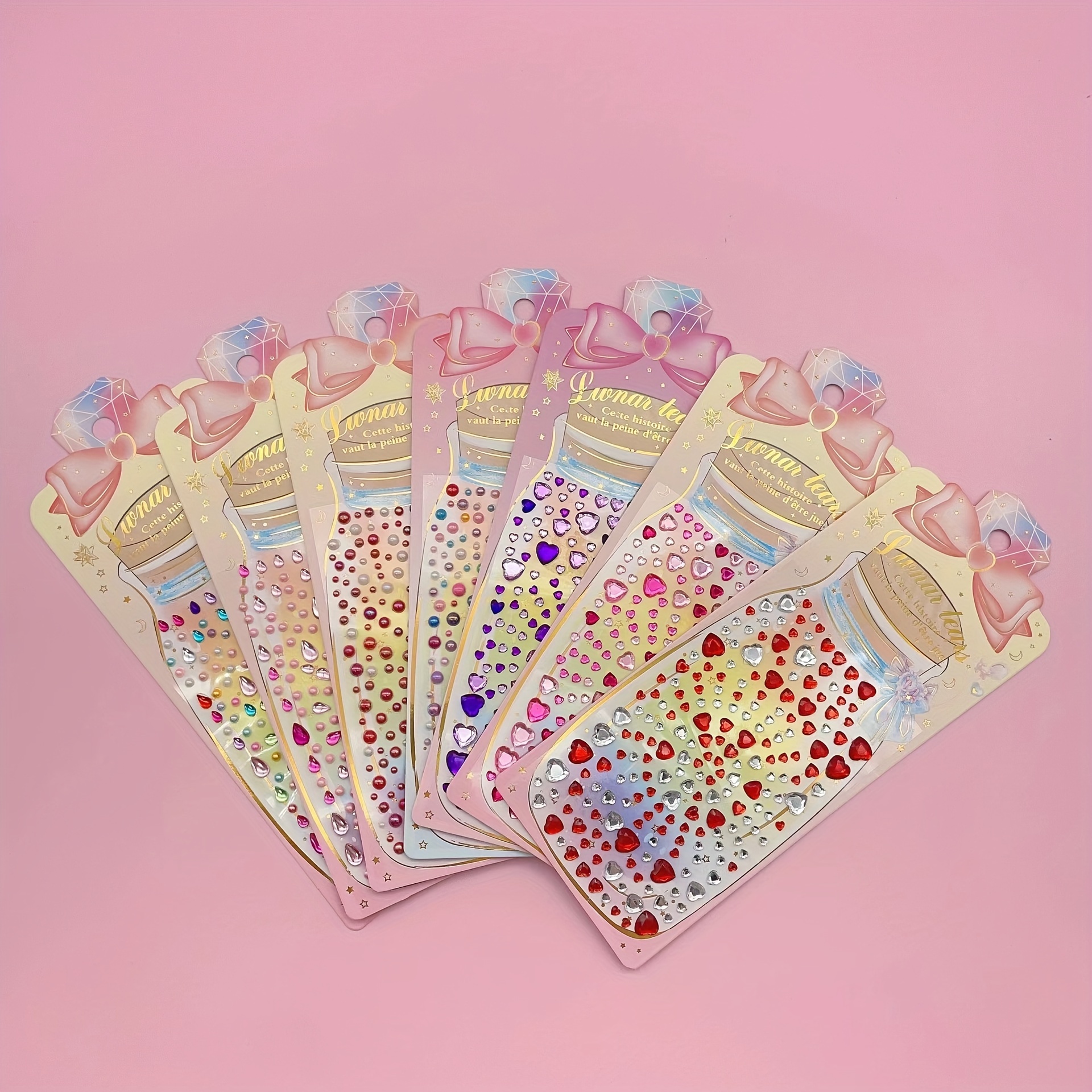Kids Gem Crystal Acrylic Diamond Self Adhesive Stickers for Girl Creative  DIY Craft Decoration Scrapbook Sticker