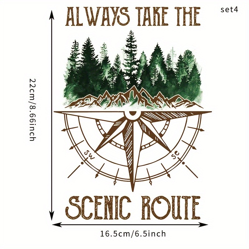 Always Take The Scenic Route Shirt, Outdoor Shirt, Camping Tee