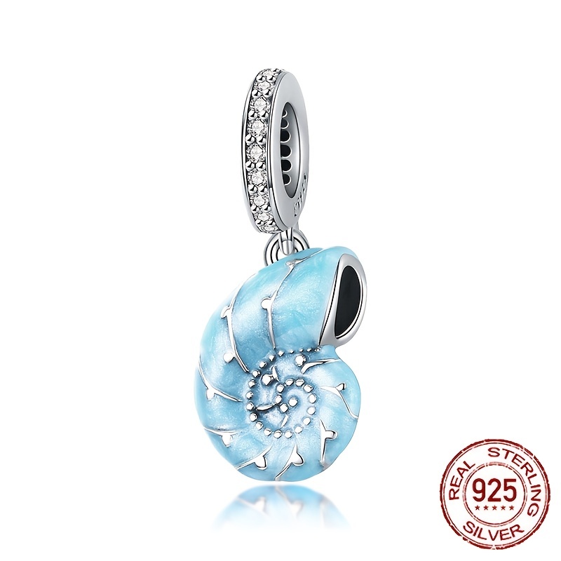 925 Silver Conch Pendant Necklace
