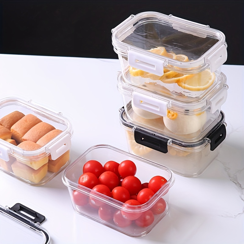 Food Storage Containers With Lids Airtight, Mini Square Fresh Keeping Box,  Freezer Microwave Food Storage Box, Dishwasher Safe, Kitchen Accessaries -  Temu Italy