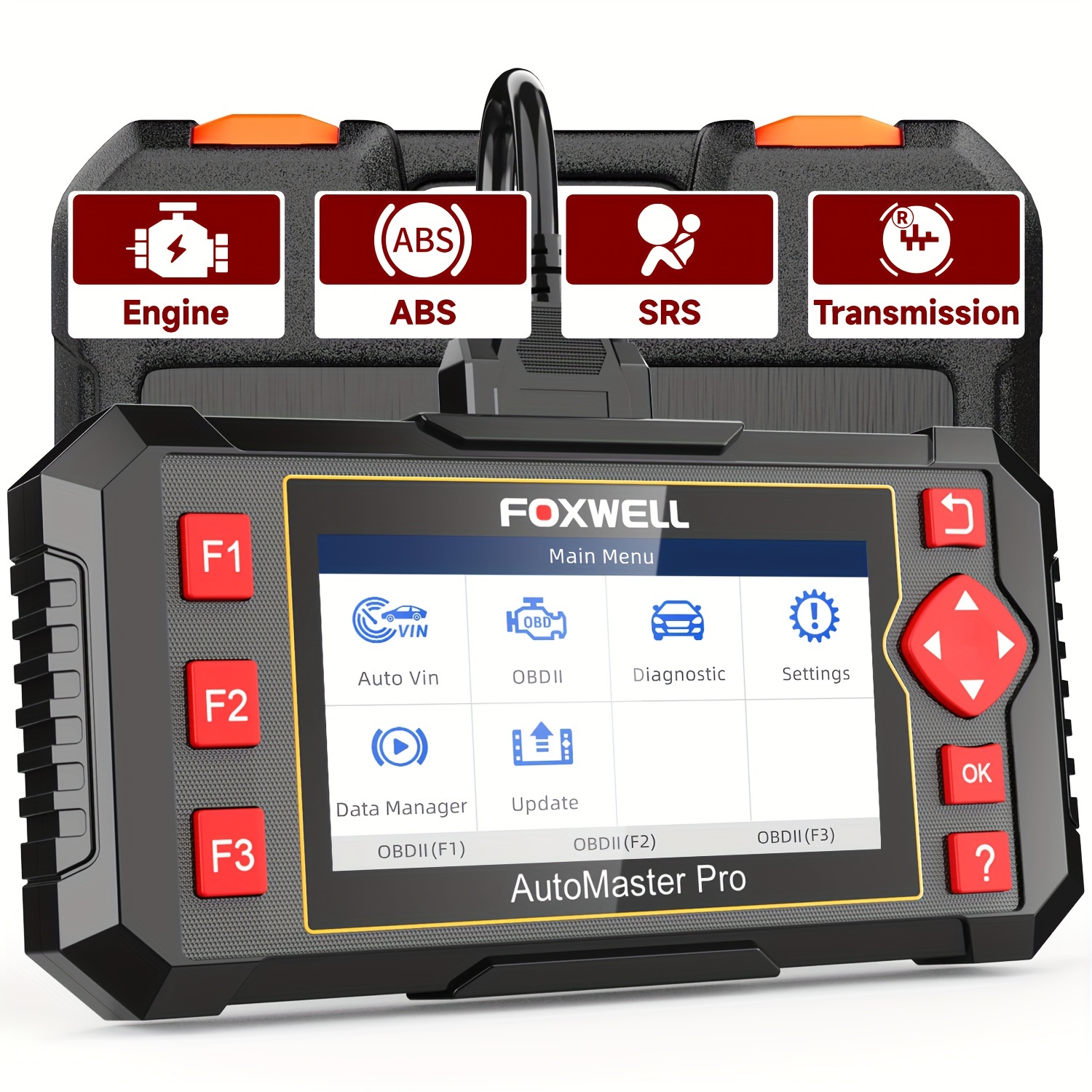 

Foxwell Nt604 Elite Obd2 Scanner Abs Srs Transmission, Check Engine Code Reader,diagnostic Scan Tool With Srs Airbag Scanner English Portuguese
