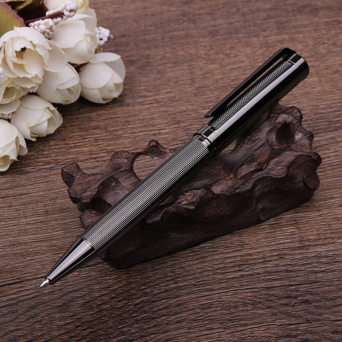 Stylish Metal Ballpoint Pen with 1.0mm Ink Refill