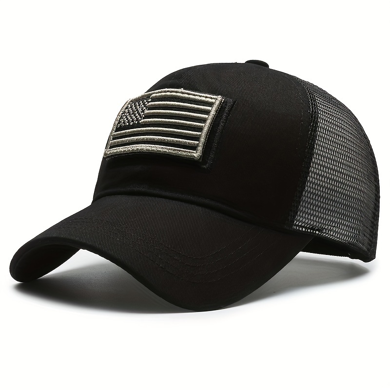 Sombrero de copa plano para hombre Gorra militar para hombres Gorra casual  de pico Sombrero de verano Gorra de visera solar