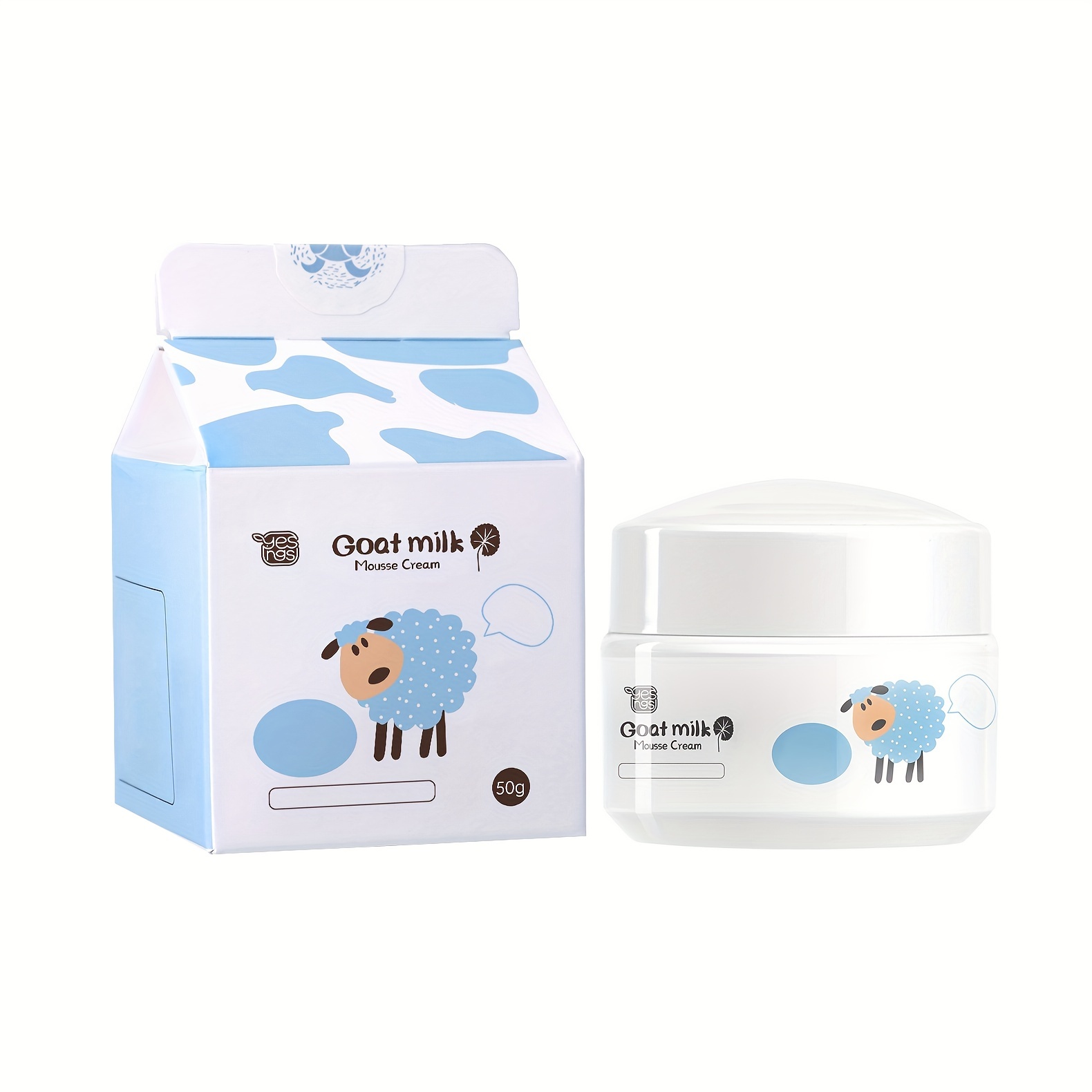 Goat Milk Cream Refreshing And Hydrating Non Sticky With Sodium