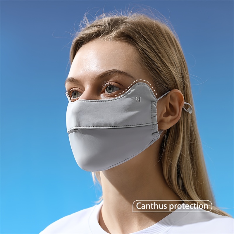 Paisley Print Face Mask Eye Corner Protection Breathable Uv - Temu