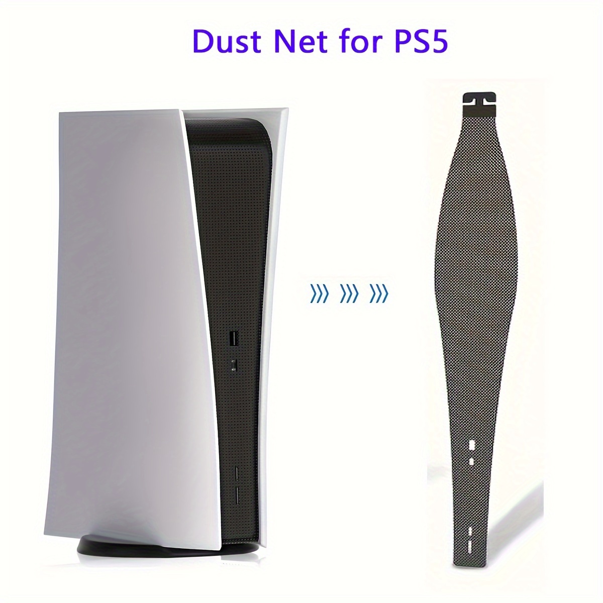 ZORBES® 2pcs Fan Dust Filter for PS5 Console Heat Dissipation Air Vent  Filter Cover Dust Filter Breathable Ventilation for PS5 Slim Accessories PS5  Dust Cover PS5 Dust Protector : : Home 