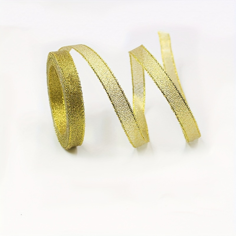 Glitter Ribbon: Gold 10mm