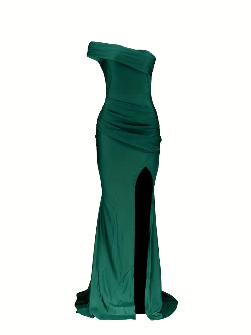off shoulder dress aliexpress S4697L Colorful Tulle European-American Style AliExpress Puffy Shoulder V-neck Off-shoulder Princess Evening Prom Party Dress
