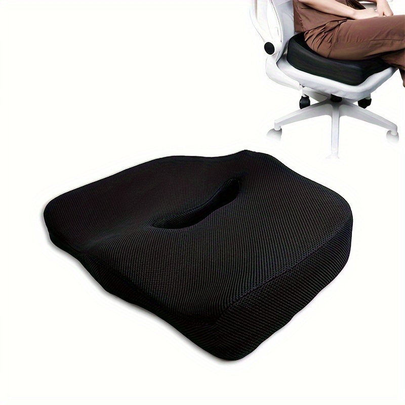 Comfortable Thickened Chair Cushion For Lazy Sitting And Studying - Solid  Color And Simple Style Seat Pad For Home Accessories - Temu