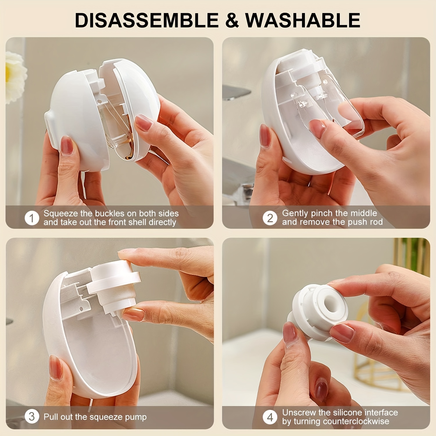 Dispensador automático de pasta de dientes A prueba de polvo con una  almohadilla de succión súper pegajosa Montado en la pared Manos para niños  Exprimidor de pasta de dientes para el baño