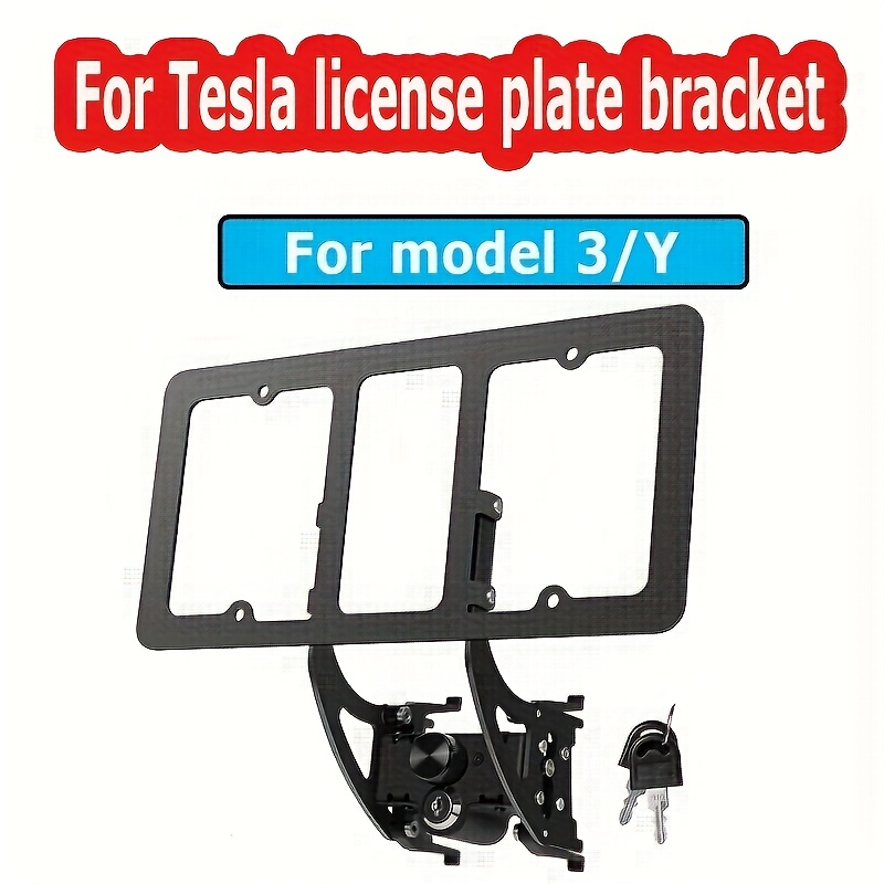 License Plate Holder For Model 3/y, Front License Plate Bracket