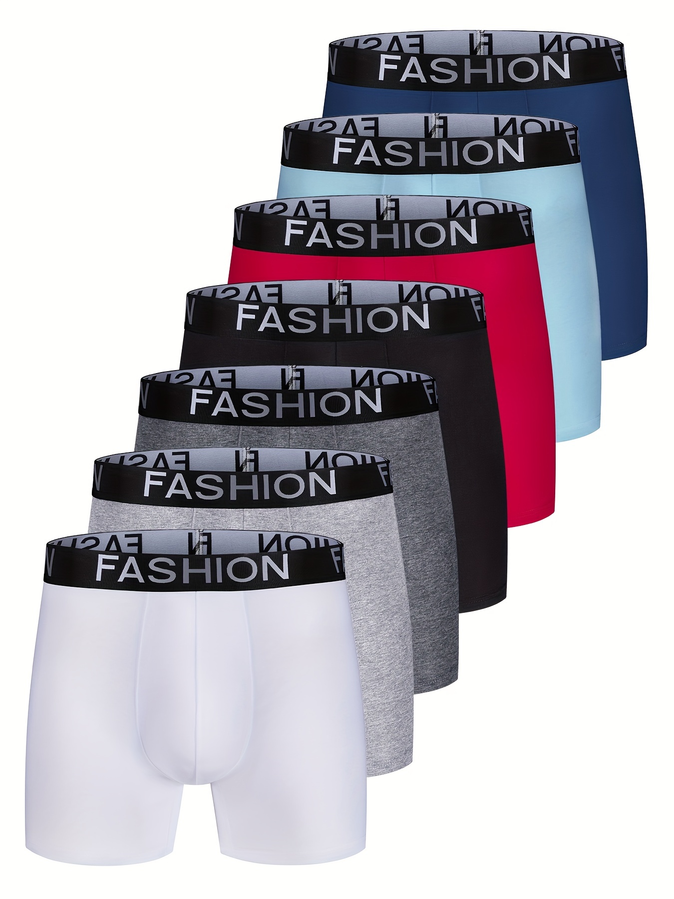 3pcs Men's Camo Printed Bamboo Breathable Boxer Briefs Underwear