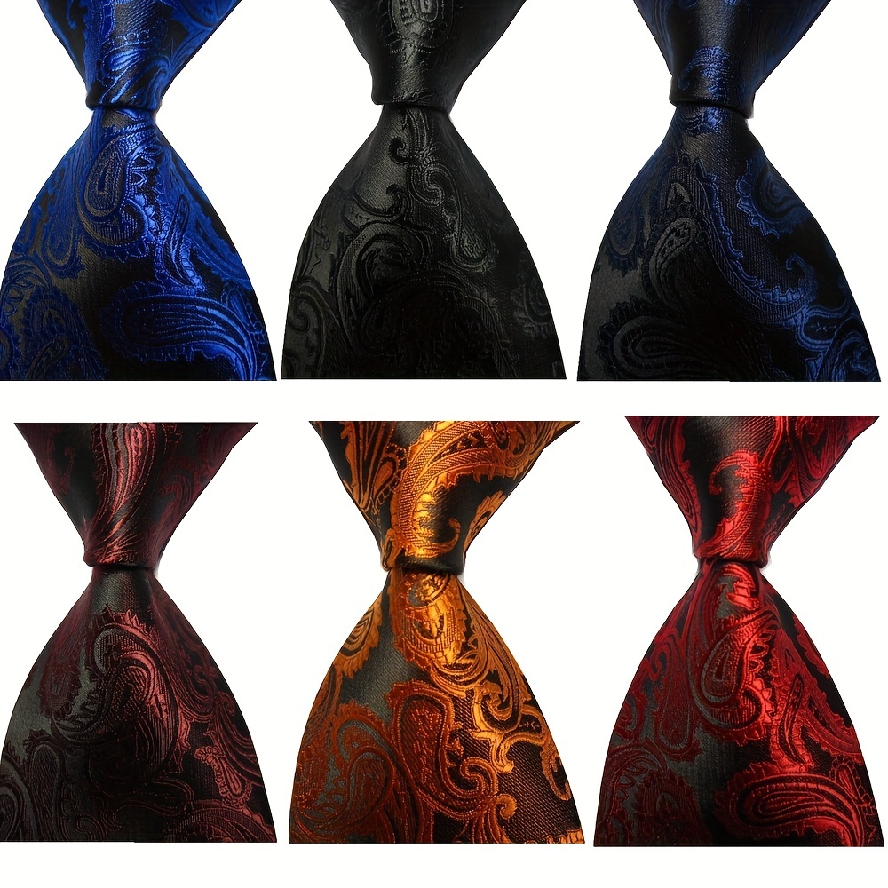 Men's Complex Patterns Necktie Set