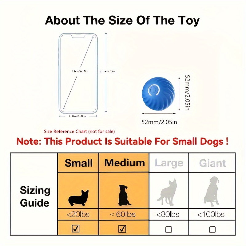 Dog Ball Toys For Small Medium Large Dogs Automatic Rolling Busy Ball  Interactive Dog Ball Funny Chaser Puppy Toys Pet Supplies - Dog Toys -  AliExpress