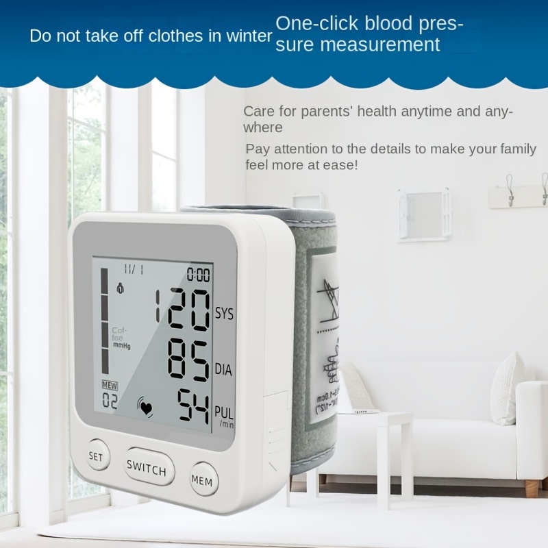 Accurate Blood Pressure Monitoring Made Easy: Wrist Blood - Temu