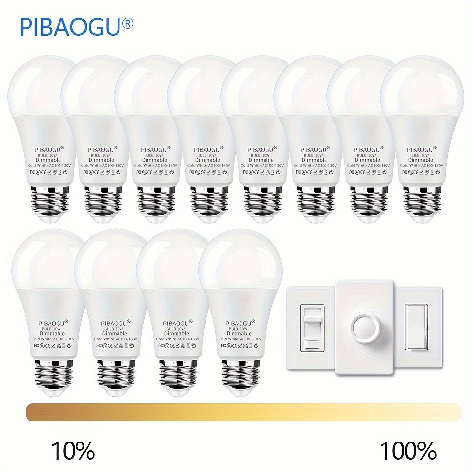 Juego De 6 Bombillas LED Regulables E12 Para Lámpara De - Temu