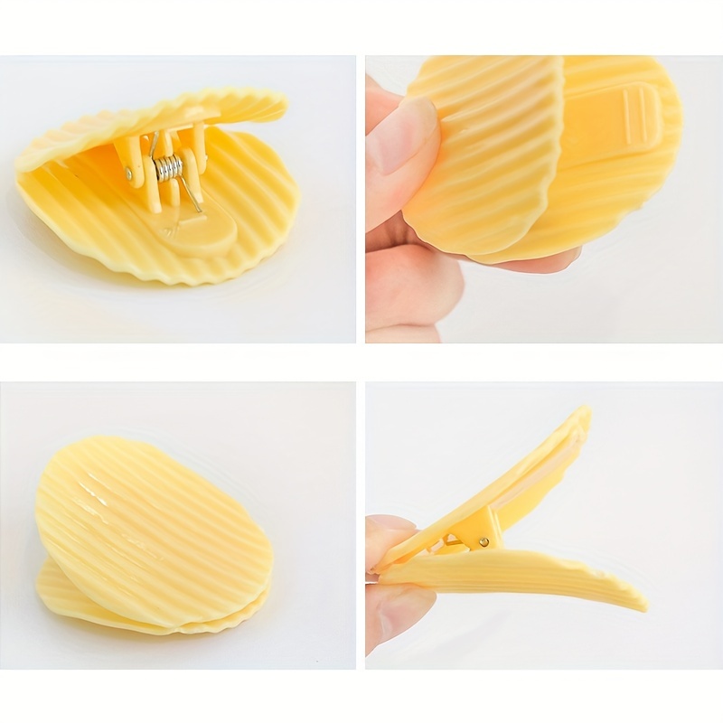 Unique Clips Convenient Clips Potato Chip Shape Plastic - Temu Philippines