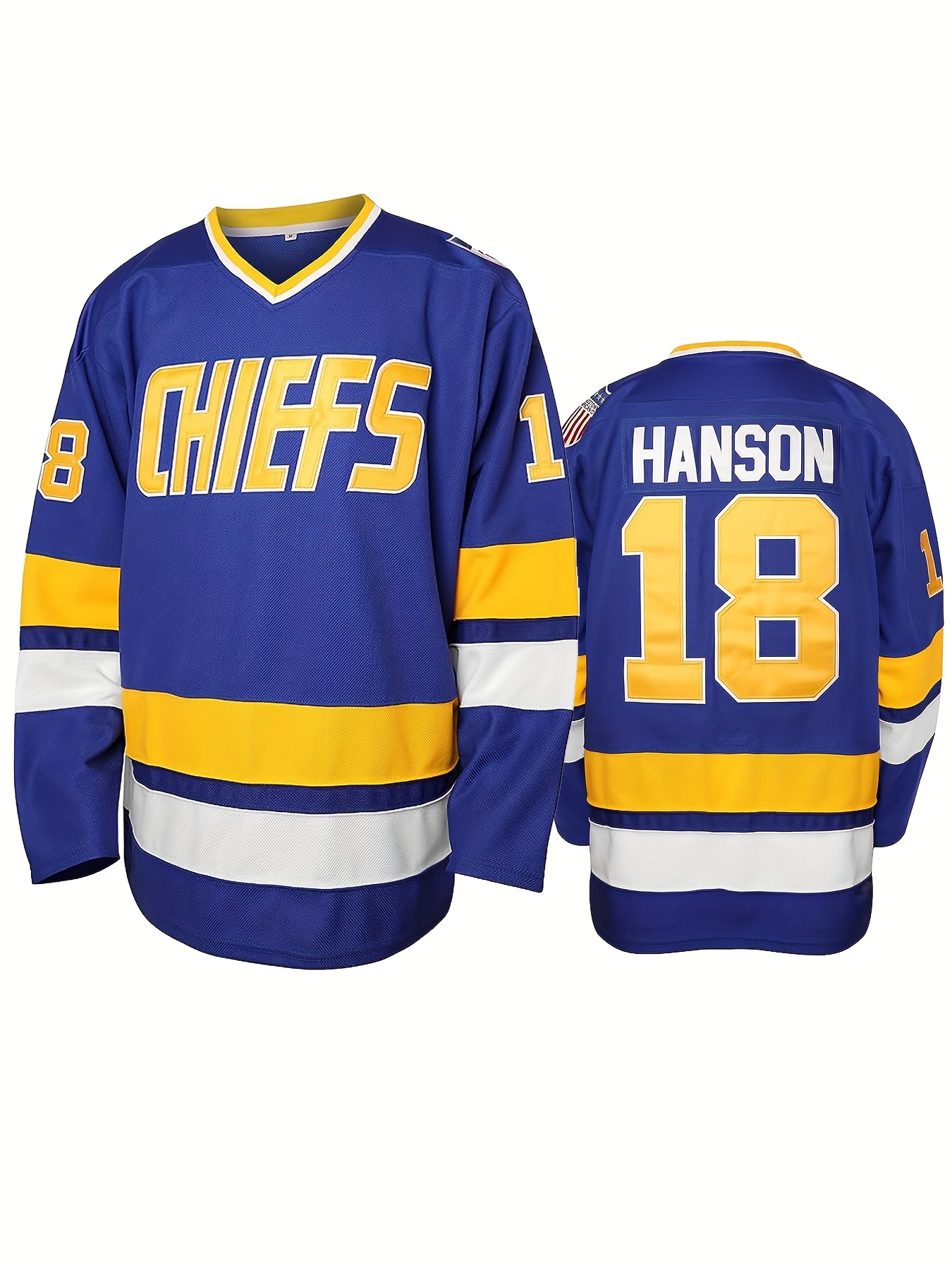 Happy Gilmore #18 Jersey Ice Hockey Jersey Embroidery Stitched Men's  S-xxxl, 90s Hip Hop Clothing For Party - Temu