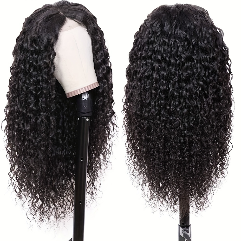Curly Lace Front Wig Human Hair 13x4 Kinky Curly Transparent Lace