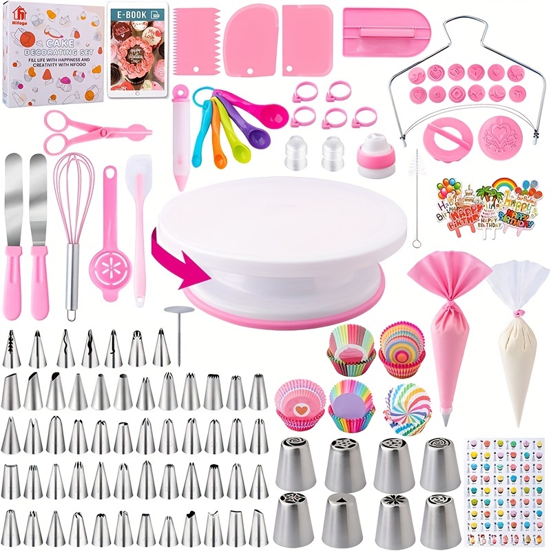  305Pcs Cake Decorating Supplies Cake Decorating Kits