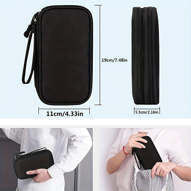 Electronic Organizer, Travel Cable Organizer Bag Pouch Electronic