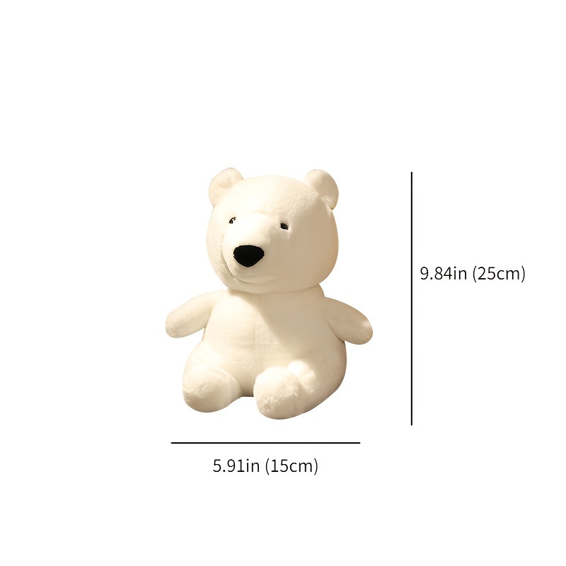 Polar bear Teddy bear Cuteness Chibi, polar bear, mammal, child, animals  png | PNGWing