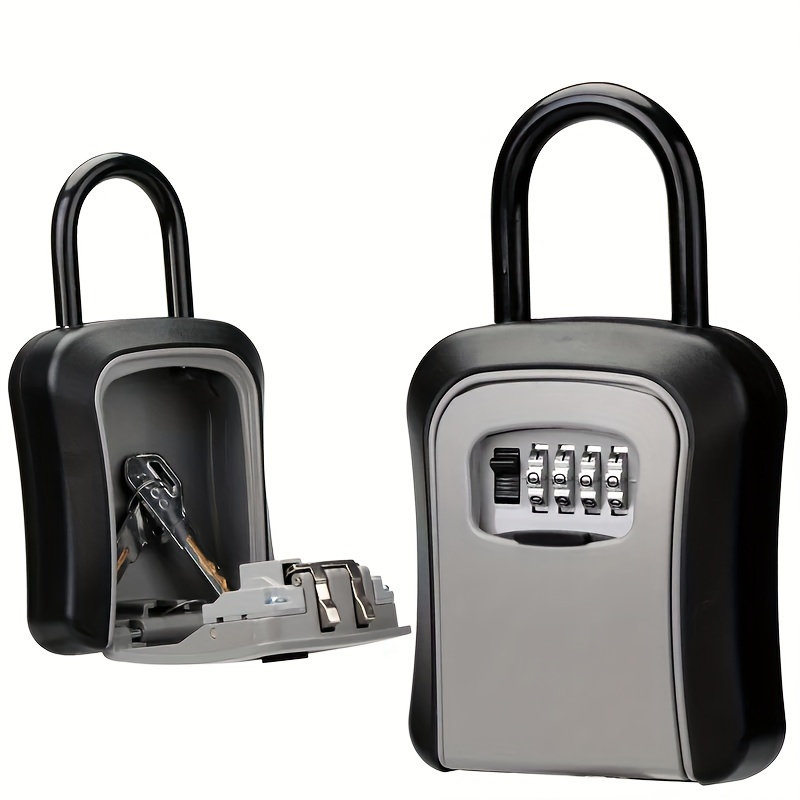 Comprar Caja de seguridad para llaves, organizador, impermeable, código de  seguridad, bloqueo, almacenamiento de llaves, caja secreta