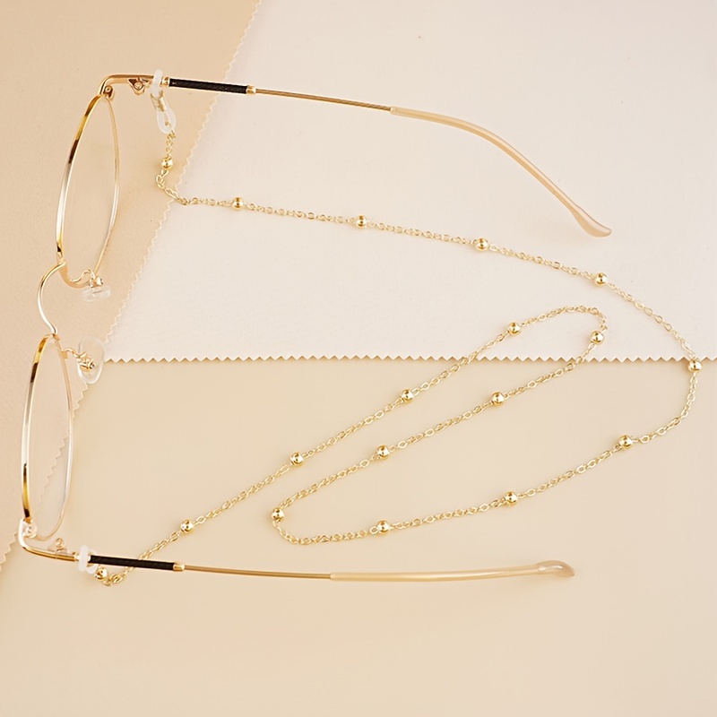 

Alloy Beads Glasses Chain Anti Slip Sunglasses Lanyard Strap Stylish Mask Face Covering Eyewear Retainer